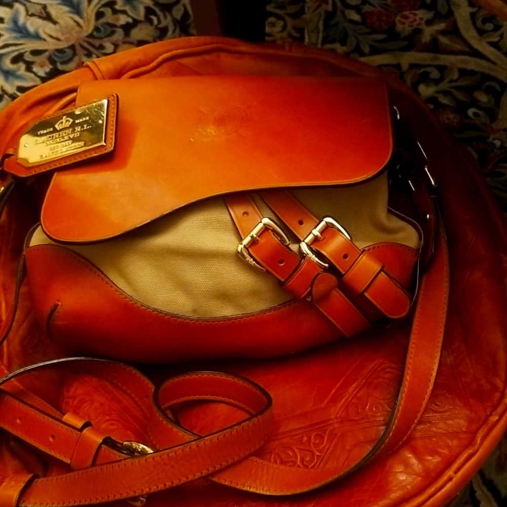 Vintage Lauren R.L. Sattle bag